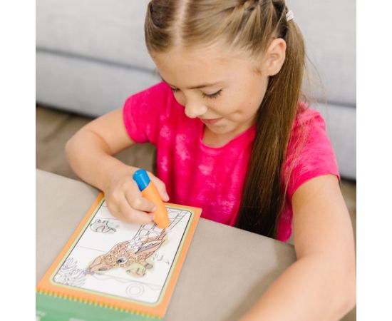MELISSA & DOUG Ūdens krāsojamā grāmata Water Wow! – Safari