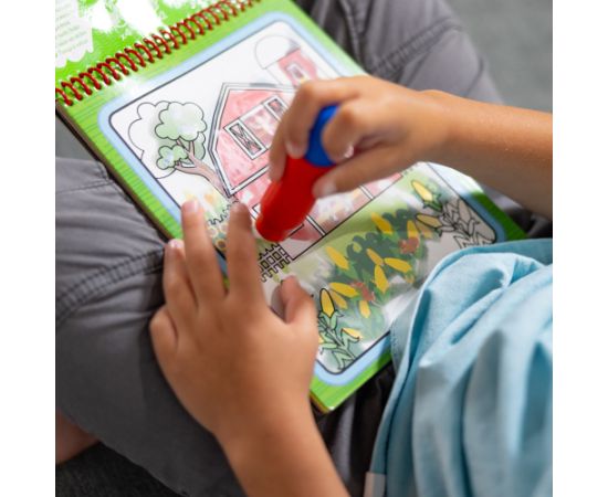 MELISSA & DOUG Ūdens krāsojamā grāmata Water Wow! – Lauku sēta