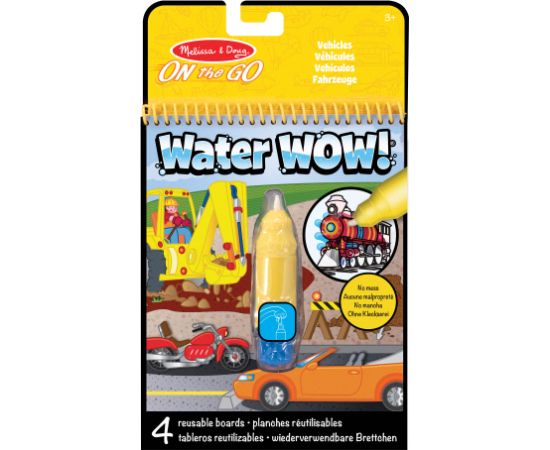 MELISSA & DOUG Water Wow! Раскраска. Рисуем водой - Транспорт