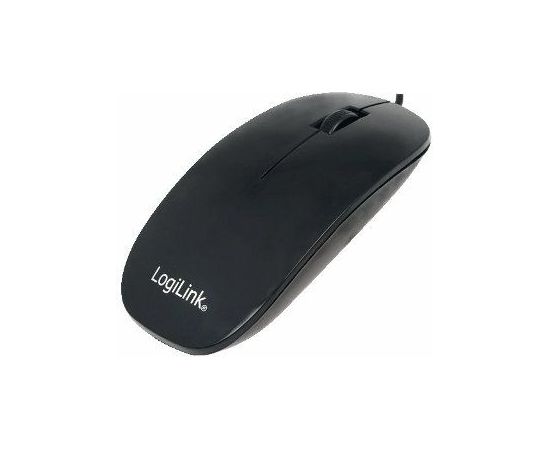 LOGILINK- ''Slim'' optical mouse USB, 1000 DPI, black