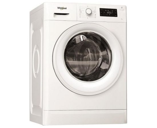 WHIRLPOOL FWSG71253WEU veļas mazg. maš., 7kg, 1200rpm, dz.44cm, 6th Sense