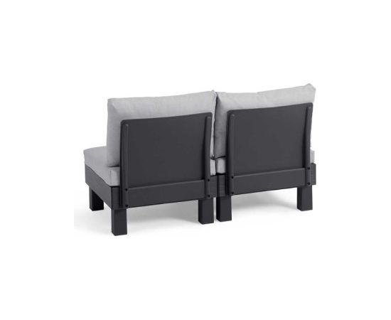 Keter Dārza dīvāns divvietīgs Elements 2 Seater pelēks/gaiši pelēks