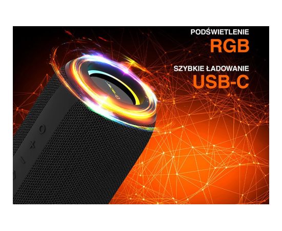 Tracer XtremeBeat Pro TWS Portable Bluetooth Speaker Black 40 W