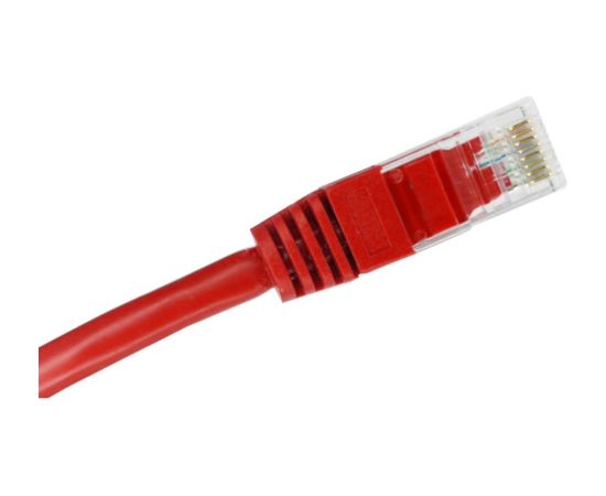 Alantec KKU5CZA1 networking cable Red 0.25 m Cat5e U/UTP (UTP)