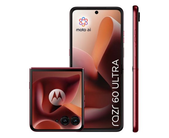 Motorola razr 60 ultra 17.7 cm (6.96") Dual SIM Android 15 5G USB Type-C 16 GB 512 GB 4700 mAh Bordeaux