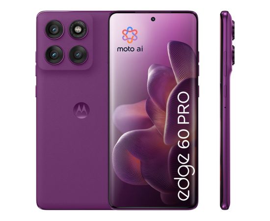 Motorola edge 60 pro 16.9 cm (6.67") Dual SIM Android 15 5G USB Type-C 12 GB 512 GB 6000 mAh Purple
