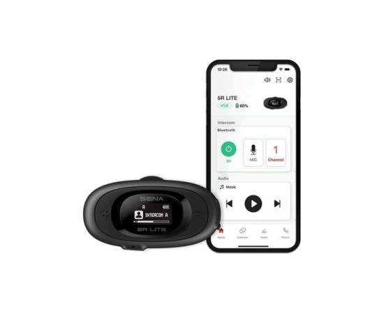 Sena 5RLITE-01D Dual Motorcycle Intercom Bluetooth 5.1 700m Black