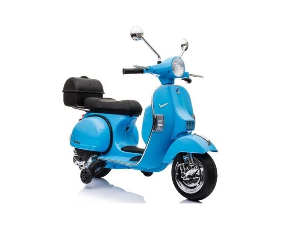Lean Cars Vespa Scooter Electric Ride On Motorcycle - Blue