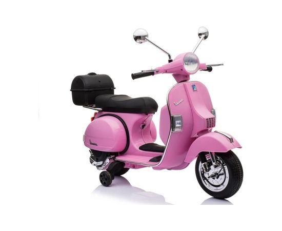 Lean Cars Vespa Scooter Electric Ride On Motorcycle - Pink