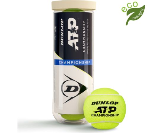 Tennis balls DUNLOP ATP CHAMPIONSHIP Entry 3-tube ITF