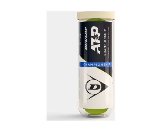 Tennis balls DUNLOP ATP CHAMPIONSHIP Entry 3-tube ITF