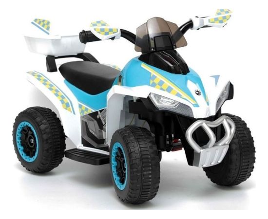 Lean Cars GTS1188-A elektriskais kvadracikls bērniem – baltā “policijas” versija