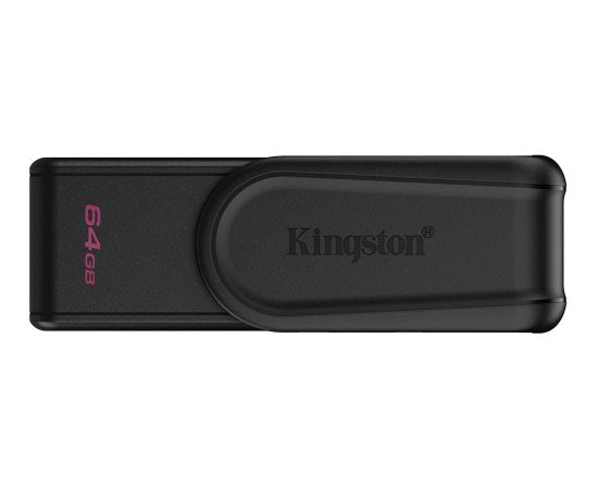 Kingston  64GB Portable USB 3.2 Gen 1 DataTraveler Exodia S (Black/Black)