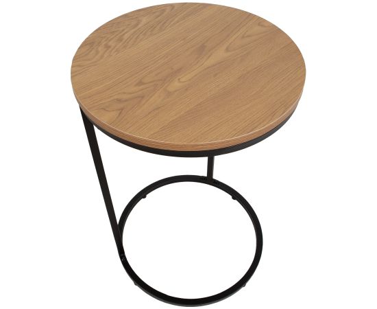 Sānu galdiņš HEDVIG D40xH60cm, osis/melns