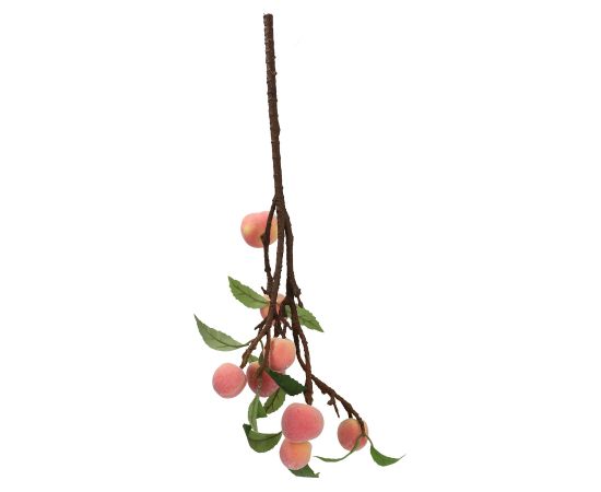Artificial branch GREENLAND H50cm with peaches