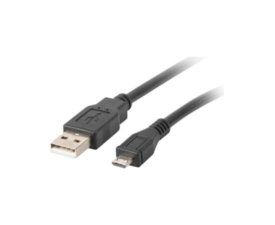 Lanberg CA-USBM-10CC-0018-BK USB cable USB 2.0 1.8 m Micro-USB B USB A Black