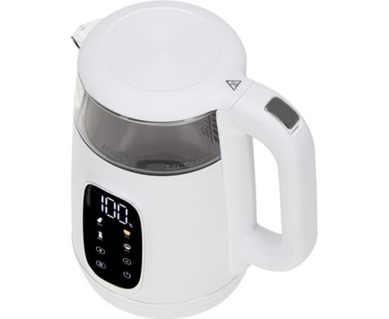 ADLER AD 1305 electric kettle white/silver