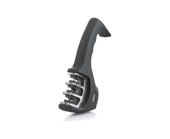 GEFU COLT Pull through knife sharpener Black, Stainless steel