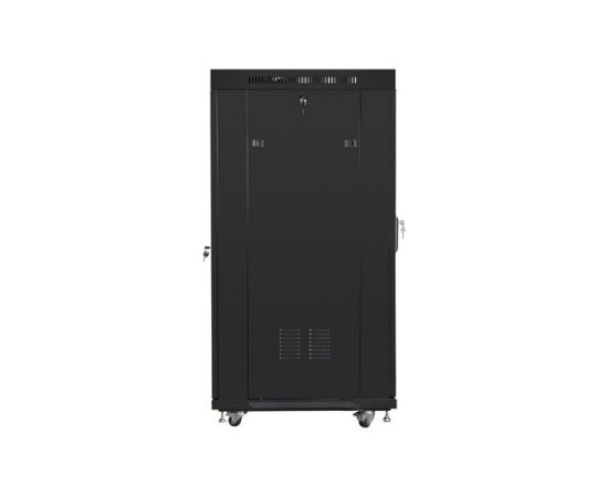 Lanberg FF01-8027-12BL rack cabinet 27U Freestanding rack Black