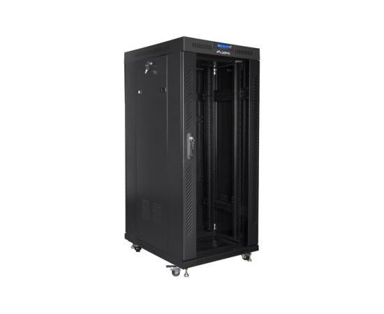 Lanberg FF01-8027-12BL rack cabinet 27U Freestanding rack Black