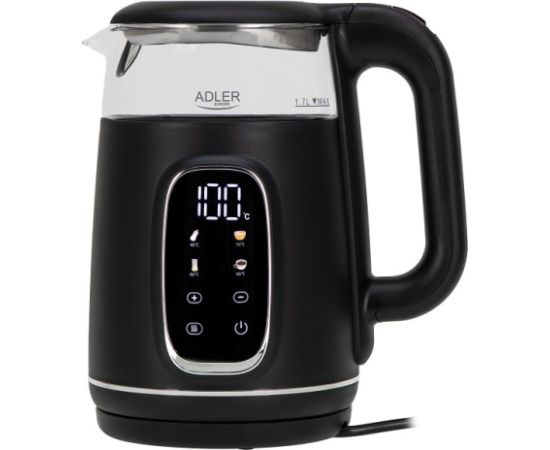 ADLER AD 1305 electric kettle black/silver