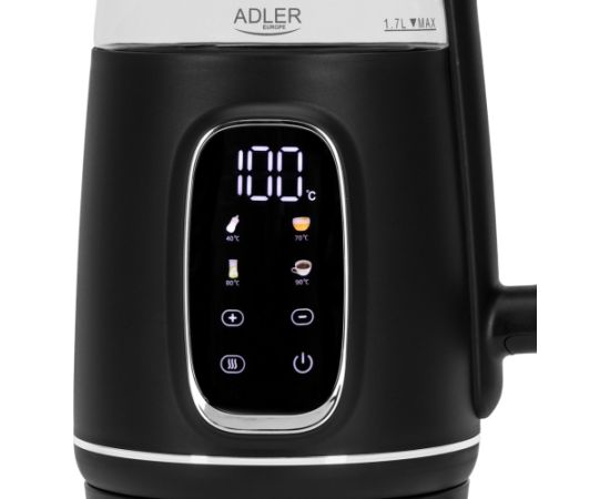 ADLER AD 1305 electric kettle black/silver