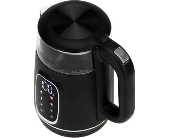 ADLER AD 1305 electric kettle black/silver
