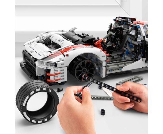 Klocki Konstrukcyjne Auto RC Rastar 1:8 Audi R8 3322 Elementów