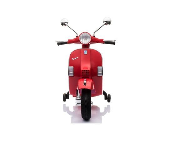 Lean Cars Vespa Scooter Electric Ride On Motorcycle - Red