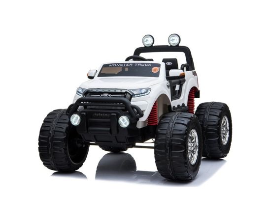 Lean Cars Ford Ranger Monster White - Electric Ride On Car