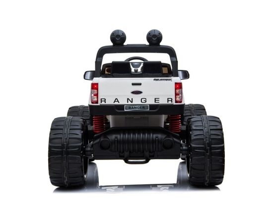 Lean Cars Ford Ranger Monster White - Electric Ride On Car