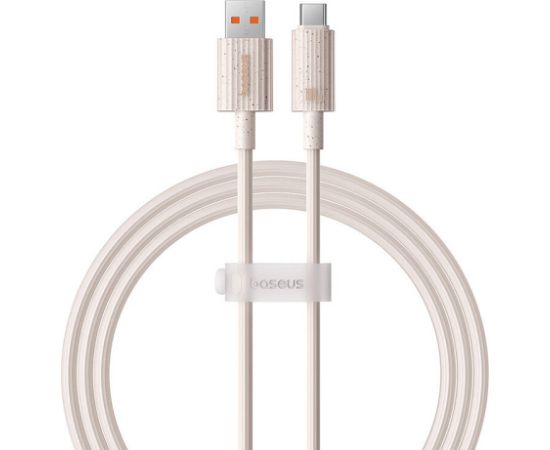 Fast Charging cable Baseus USB to USB-C Habitat Series 1m 100W (pink)