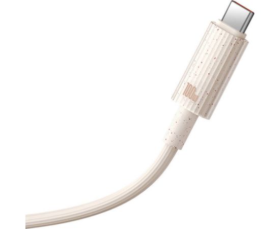 Fast Charging cable Baseus USB to USB-C Habitat Series 1m 100W (pink)