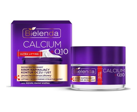 Bielenda BIELENDA CALCIUM+Q10 Krem napinający kontur ust i oczu 15ml
