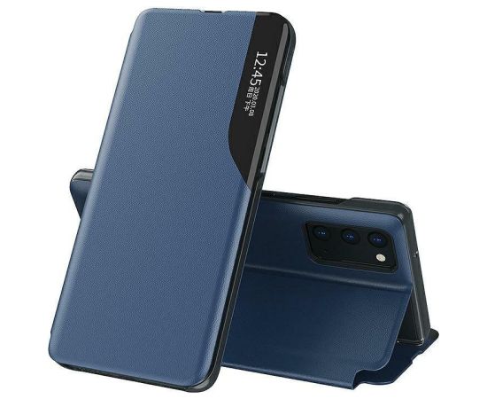 Mocco Smart Flip Cover Case Grāmatveida Maks Telefonam Samsung Galaxy A02s / A03s Zils