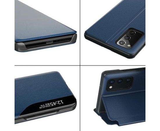 Mocco Smart Flip Cover Case Grāmatveida Maks Telefonam Samsung Galaxy A02s / A03s Zils