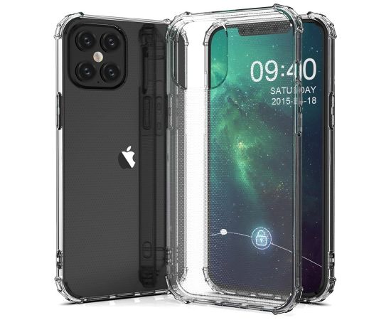 Mocco Anti Shock Case 0.5 mm Силиконовый чехол для Apple iPhone 13 Pro Прозрачный