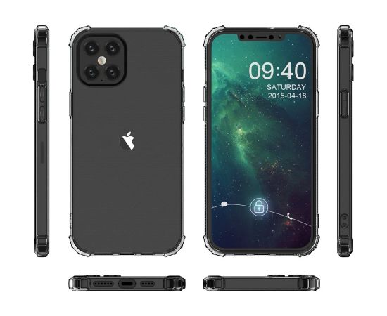 Mocco Anti Shock Case 0.5 mm Силиконовый чехол для Apple iPhone 13 Pro Прозрачный