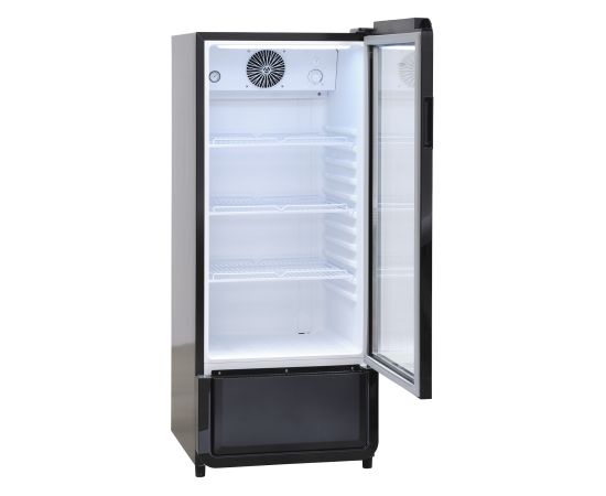 Scandomestic DC200BD Vitrīna 133cm Melna