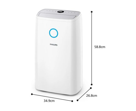 PHILIPS DE3306/11 3000.sērija gaisa sausinātājs, balts