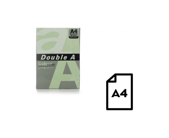 Colour paper Double A, 80g, A4, 500 sheets, Lagoon