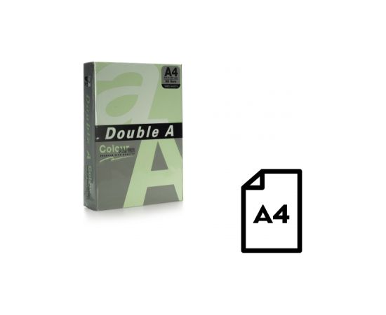 Colour paper Double A, 80g, A4, 500 sheets, Lagoon