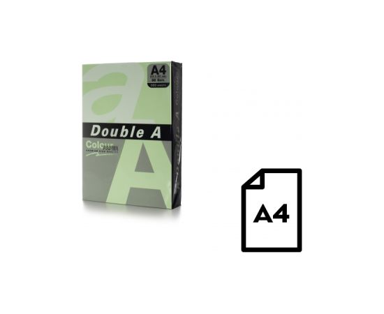Colour paper Double A, 80g, A4, 500 sheets, Lagoon