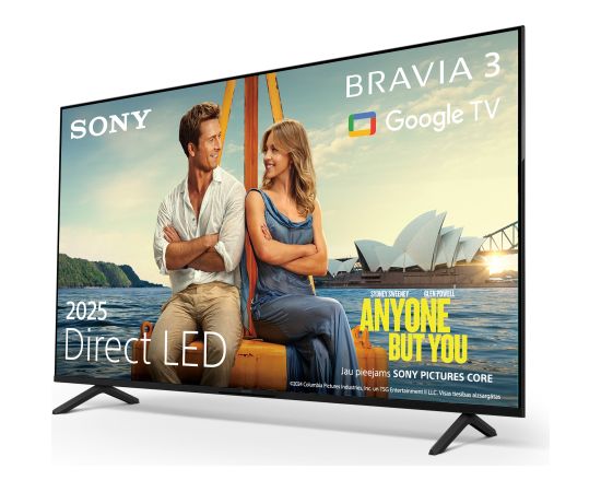 Sony 65" BRAVIA 3 Direct LED Google TV televizors (2025)