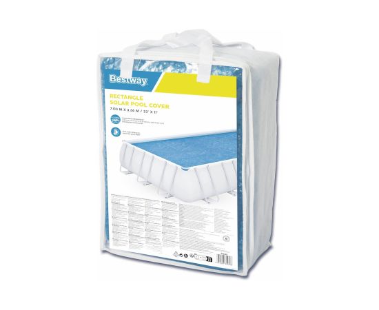 Bestway Solar Pool overdækning 6.40m x 2.74m/7.32m x 3.66m