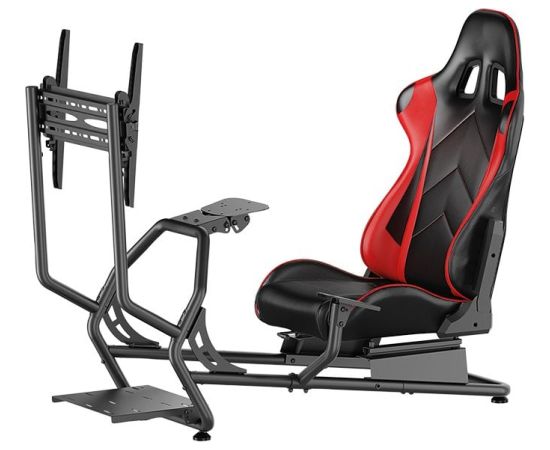 LogiLink EO0065, Universal gaming chair, 100 kg, Bucket (cradle) seat, Hard backrest, Racing, Universal Игровые стулья
