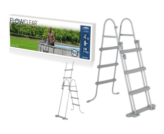 Drabinka bezpieczna do basenów 107 cm Bestway 58330 EDUKAMP