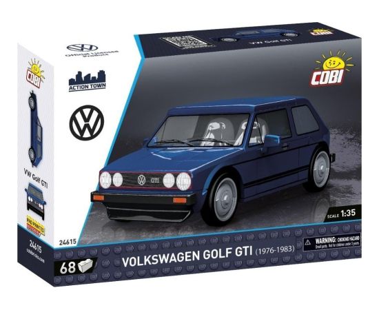 Cobi Volkswagen Golf GTI 1976-1983 Niebieski 68 elementów