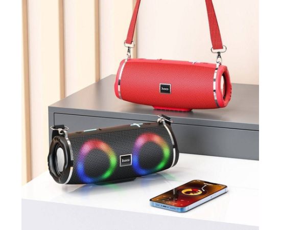 Bezvadu skaļrunis HOCO bluetooth HC12 sport red