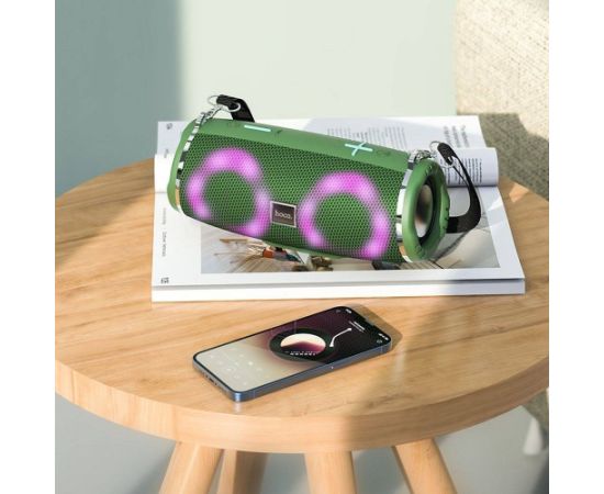Bezvadu skaļrunis HOCO bluetooth HC12 green